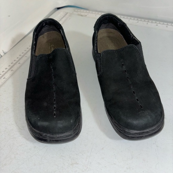 Dr Scholl’s women’s black slip on suede clogs mules in size 6.5 - Picture 8 of 14